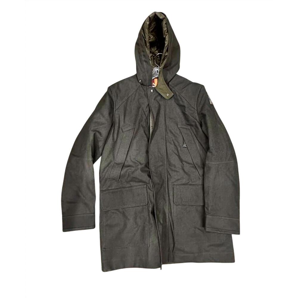 NEW PARAJUMPERS men hemingway hybrid jacket in deep moss